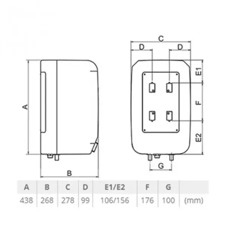 bojler-10l-tehnicki crtez